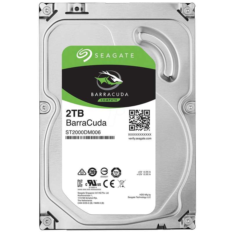 هارددیسک اینترنال سیگیت مدل BarraCuda ST2000DM006 ظرفیت 2 ترابایت
