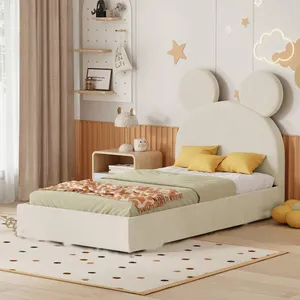 تخت خواب کودک و نوجوان تدی فانتزی یک نفره سایز 90x180 سانتی متر
