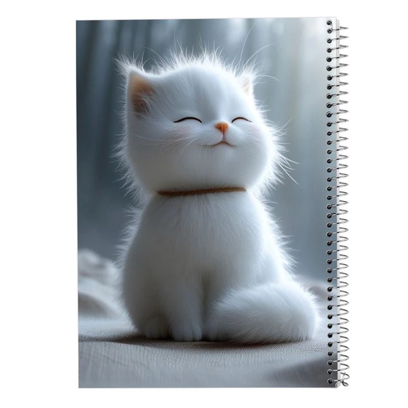 دفتر شطرنجی 50 برگ مدوپد طرح سگ و گربه کد DF17250