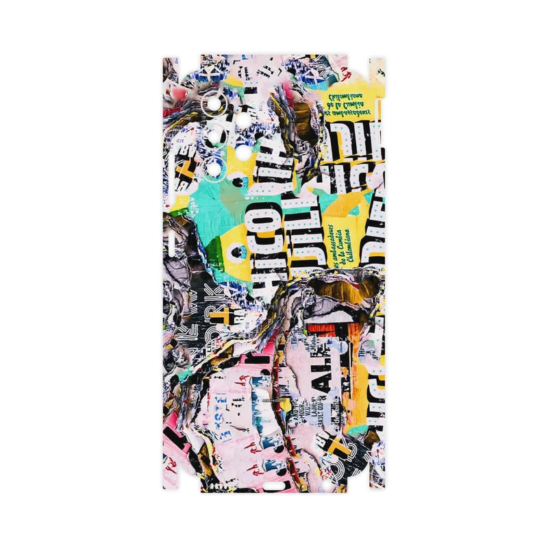 برچسب پوششی ماهوت مدل Collage of Teared Paper-FullSkin مناسب برای گوشی موبایل سامسونگ Galaxy M32 5G
