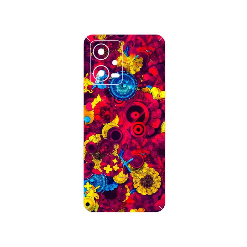 برچسب پوششی ماهوت مدل Vector Flower Garden Digital Art مناسب برای گوشی موبایل شیائومی Poco X5