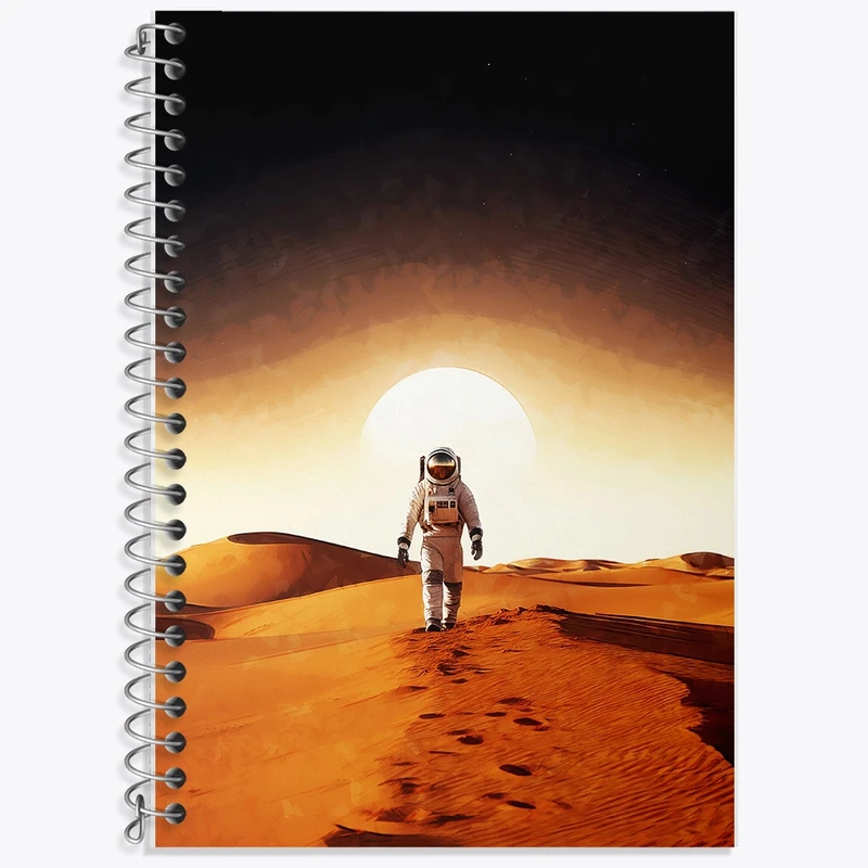 دفتر لغت 50 برگ خندالو طرح فضانورد کد F1815