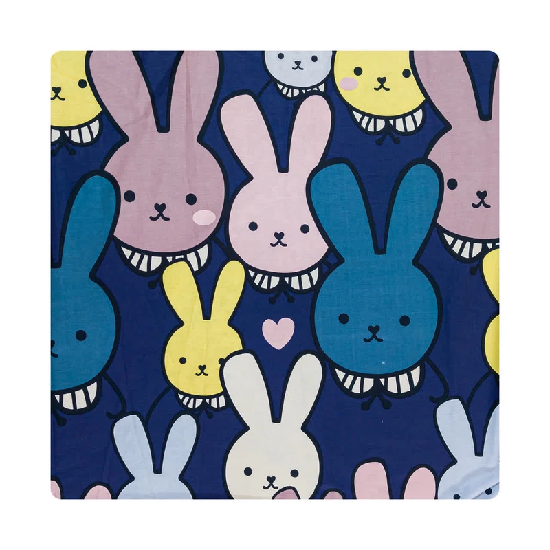 روکش لحاف فیلور آدنو مدل خرگوش کوچولو کد FI71 یک نفره سایز 160x220 سانتی‌متر