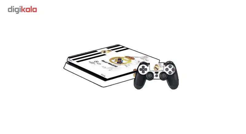 برچسب افقی پلی استیشن 4 گراسیپا طرح Real White