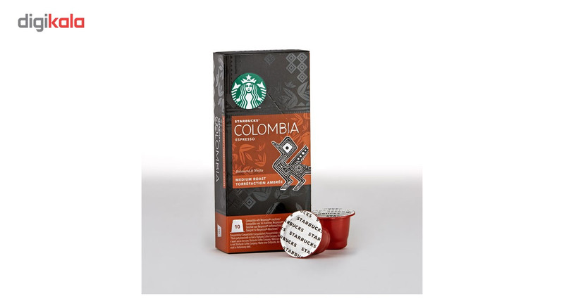 کپسول قهوه نسپرسو استارباکس مدل Starbucks Colombia کپسول قهوه نسپرسو استارباکس مدل Starbucks Colombia