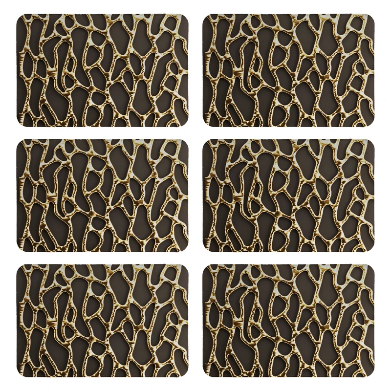 زیربشقابی طرح کلاسیک کد 8871 بسته 6 عددی 