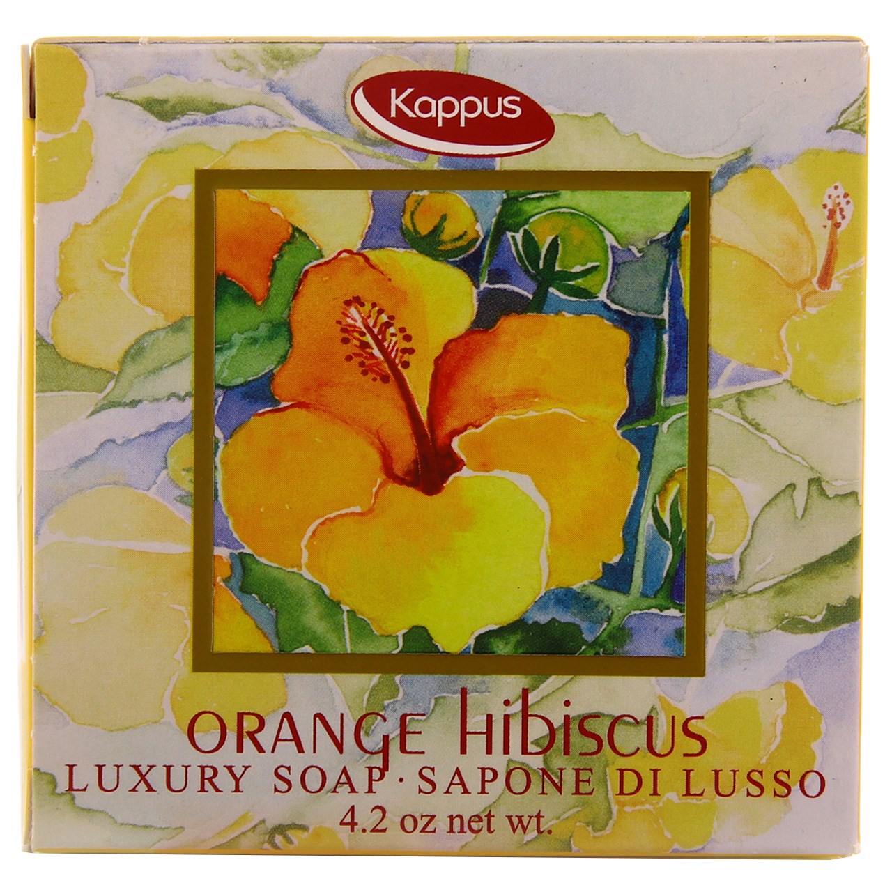 صابون کاپوس مدل Orange Hibiscus مقدار 125 گرم