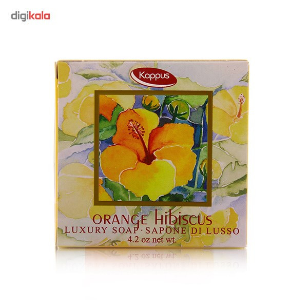 صابون شستشو کاپوس مدل Orange Hibiscus وزن 125 گرم