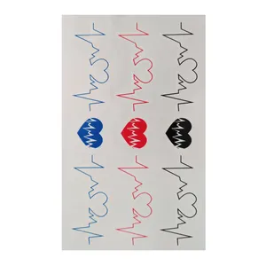 تتو موقت طرح ضربان قلب کد 81