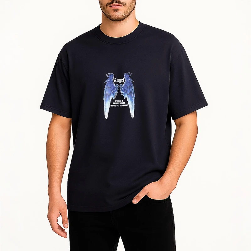 تی‌شرت آستین کوتاه مردانه مدل 003S رنگ مشکی