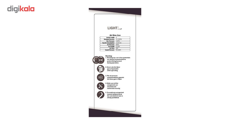 بادپاش لایت مدل LA-1195-4