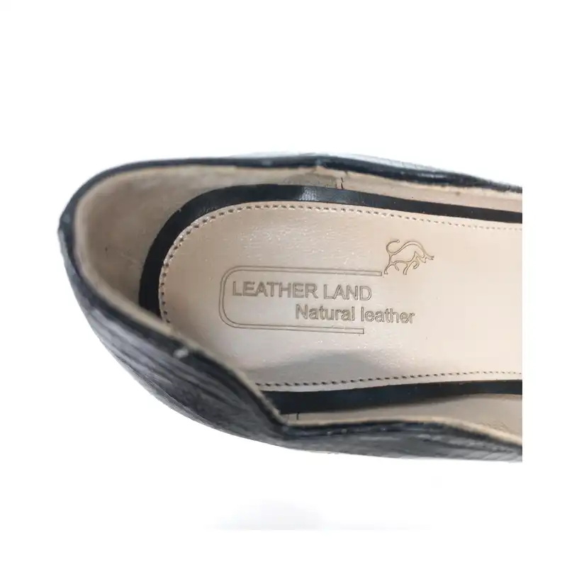 کفش زنانه سرزمین چرم مدل 141753رنگ مشکی