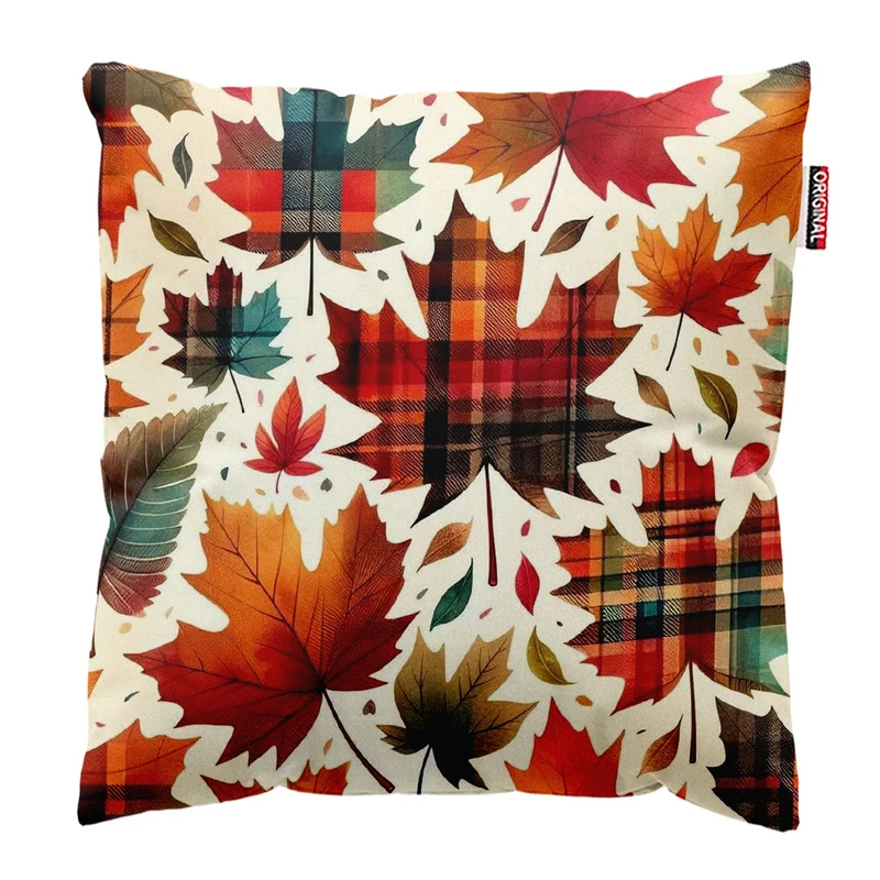 کوسن پاد آفرین طرح برگ و پاییز سایز 30*30 سانتی متر کد 780