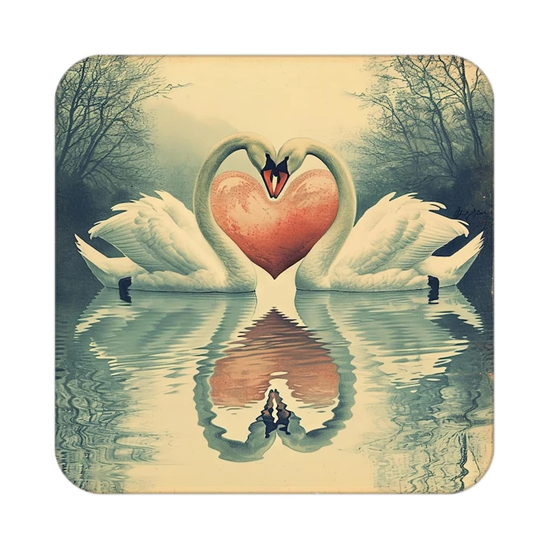 زیر لیوانی کاکتی مدل عاشقانه کد mp13891