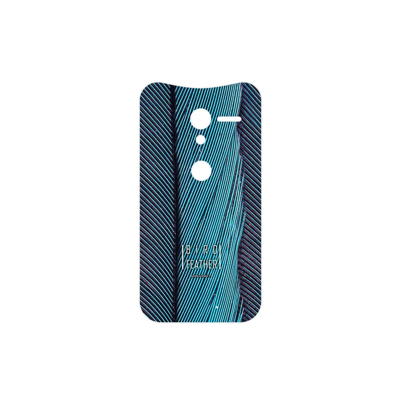 برچسب پوششی ماهوت مدل Turquoise feathers مناسب برای گوشی موبایل موتورولا Moto X
