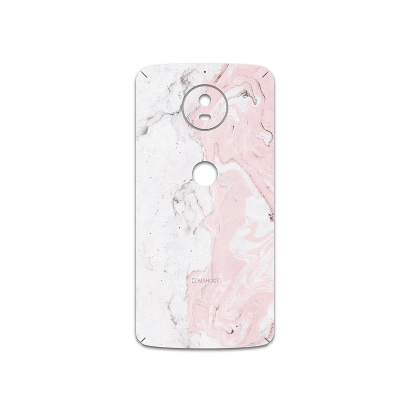 برچسب پوششی ماهوت مدل Blanco-Pink-Marble مناسب برای گوشی موبایل موتورولا Moto G5S