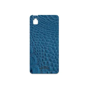 MAHOOT Blue-Crocodile-Leather Cover Sticker for Honor 7i