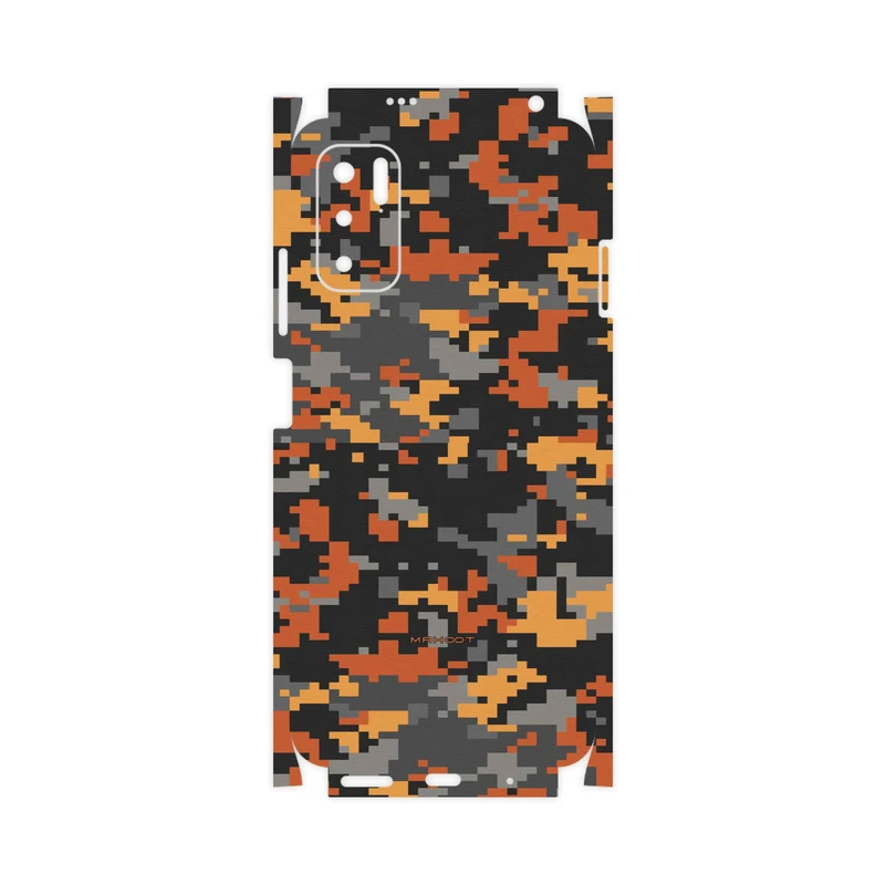 برچسب پوششی ماهوت مدل Army-Autumn-pixel-FullSkin مناسب برای گوشی موبایل شیائومی Redmi Note 10 5G