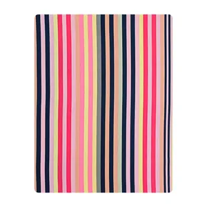 ملحفه فیلور آدنو مدل Colored stripes کد FI51 دونفره سایز 220x240 سانتی‌متر