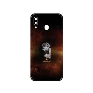 MAHOOT Ed Sheeran Cover Sticker for Samsung Galaxy A20