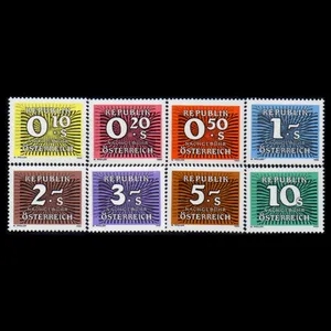 تمبر یادگاری مدل خارجی مجموعه 8 عددی