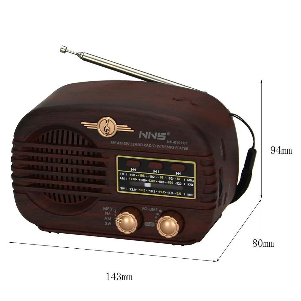 رادیو ان ان اس مدل NS-8101BT رادیو ان ان اس مدل NS-8101BT
