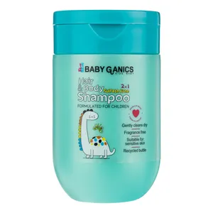 شامپو سر و بدن بی بی گانیکس مدل بدون سولفات حجم 250 میلی لیتر