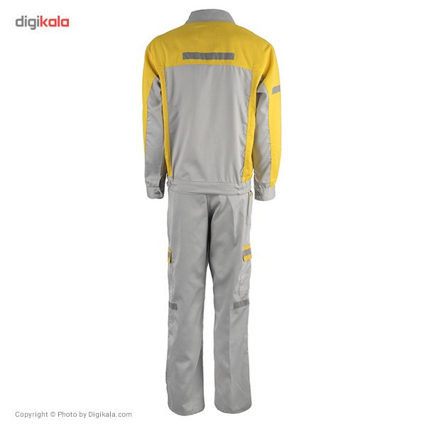 کاپشن و شلوار مهندسی خادم مدل طوسی زرد کاپشن و شلوار مهندسی خادم مدل طوسی زرد
