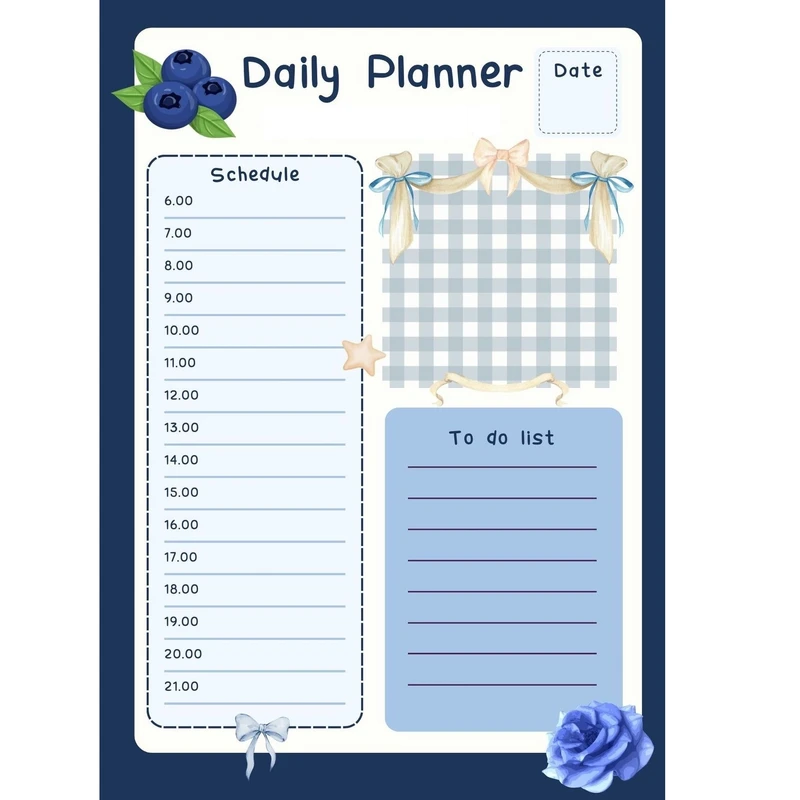 کاغذ یادداشت A5 مدل  planner to do list کد 944 بسته ۲۰ عددی