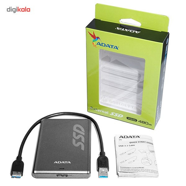 حافظه SSD ای دیتا مدل SV620 ظرفیت 480 گیگابایت
