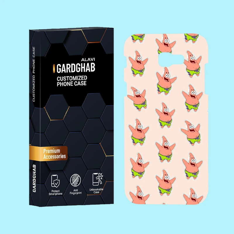 کاور گارد قاب علوی مدل پترن فانتزی مناسب برای گوشی موبایل سامسونگ Galaxy A720 / A7 2017