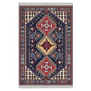 فرش پارچه‌ای دفه مدل فرشینه طرح مدرن کد 8055