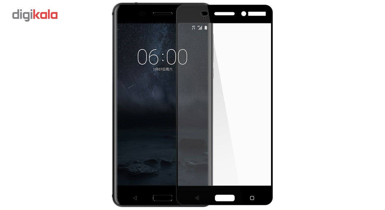 محافظ صفحه نمایش تمپرد مدل فول چسب مناسب برای گوشی موبایل نوکیا 6 main 1 1