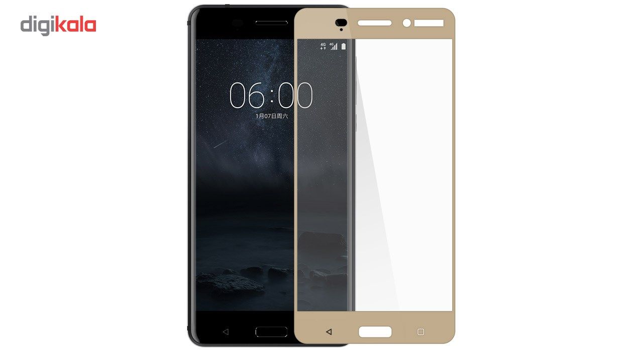 محافظ صفحه نمایش تمپرد مدل فول چسب مناسب برای گوشی موبایل نوکیا 6 main 1 2
