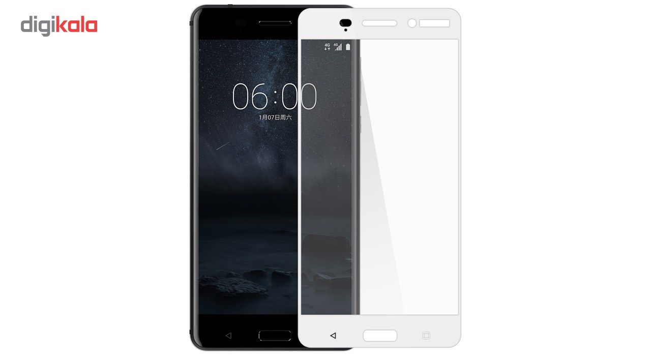 محافظ صفحه نمایش تمپرد مدل فول چسب مناسب برای گوشی موبایل نوکیا 6 main 1 3
