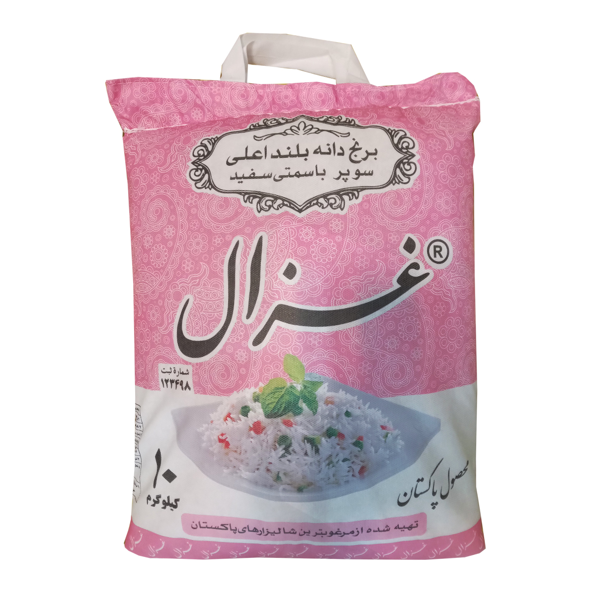 نکته خرید - قیمت روز برنج پاکستانی دانه بلند غزال - 10 کیلوگرم خرید