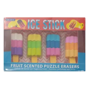 پاک کن مدل بستنی چوبی کد 11 مجموعه 4 عددی