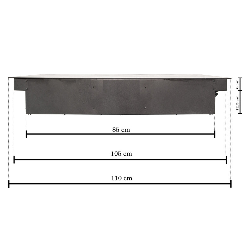 شومینه دیواری برقی آپا شومینه مدل  LCD 150