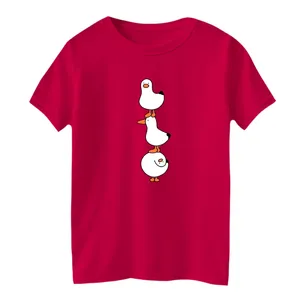 تی شرت آستین کوتاه بچگانه مدل اردک های بامزه