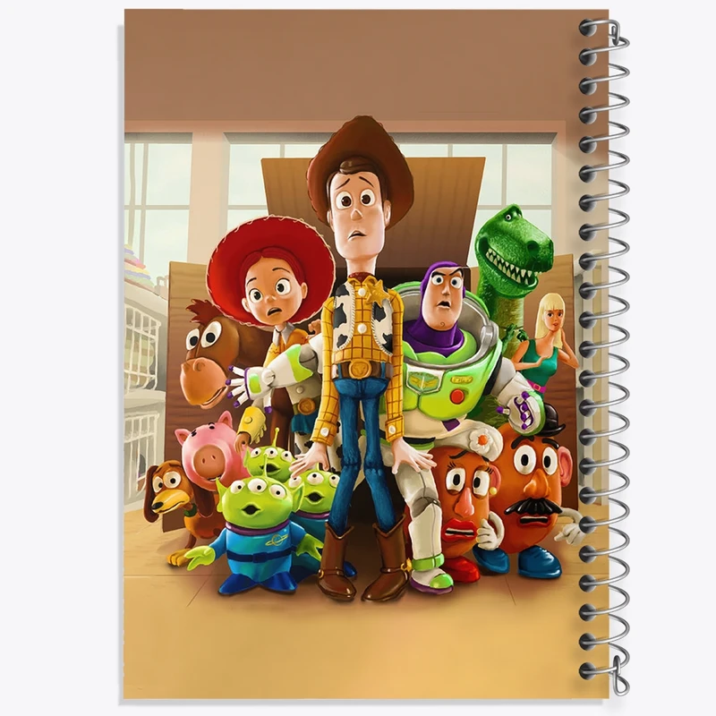 دفتر لیست خرید 50 برگ خندالو طرح داستان اسباب بازی کد F2237