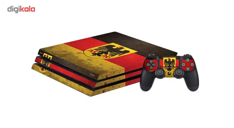 برچسب افقی پلی استیشن 4 گراسیپا طرح Germany