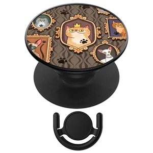 پایه نگه دارنده گوشی موبایل پاپ سوکت آکام مدل APSC02099 به همراه پاپ کلیپ