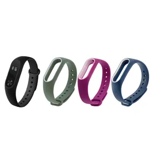 مچ بند تندرستی شیائومی مدل Mi Band 2 به همراه محافظ صفحه و بند سیلیکونی  کد  91