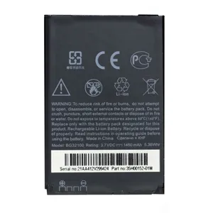 باتری موبایل مدل BG32100 با ظرفیت 1450mAh مناسب برای گوشی موبایل HTC Desire Z