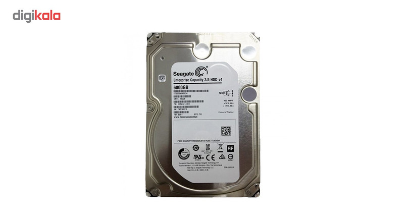 هارددیسک اینترنال 3.5 اینچی از نوع SASسیگیت مدل ST6000NM0034 ظرفیت 6ترابایت