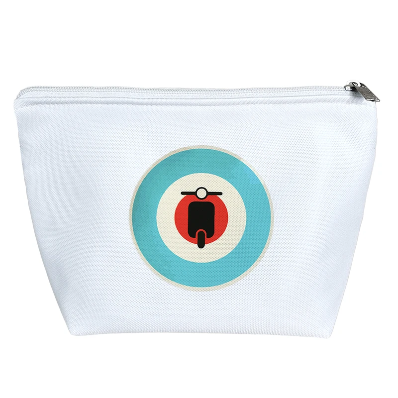 کیف لوازم آرایش دخترانه خندالو مدل موتور وسپا کد 9488