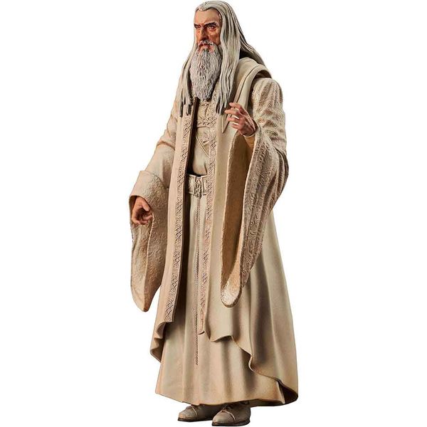 اکشن فیگور دایموند سلکت تویز مدل سارومان سفید پوش طرح Saruman Lord of The Rings