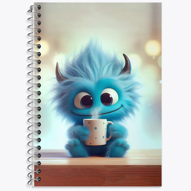 دفتر نت موسیقی 50 برگ خندالو طرح هیولای بامزه کد F5705