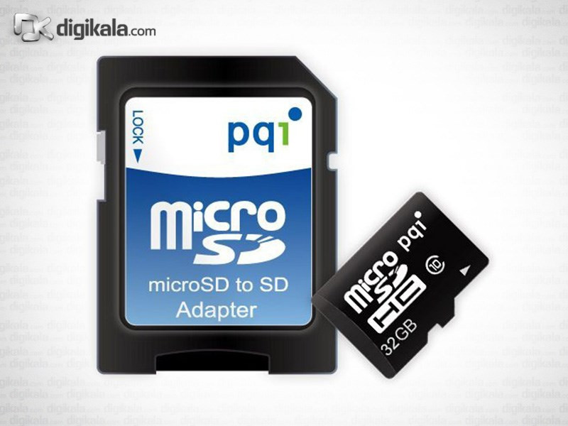 کارت حافظه میکرو اس دی پی کیو آی Micro SDHC Class 10 UHS-I 32GB