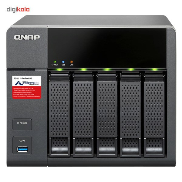 ذخیره ساز تحت شبکه کیونپ مدل TS-531P-2G
